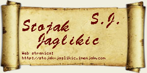 Stojak Jaglikić vizit kartica